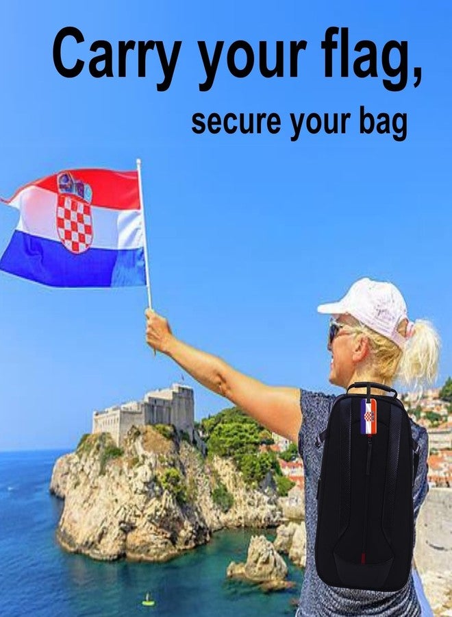 tag8 [Pack 2] tag8 Croatia Flag Smart Luggage tag |Trendy Luggage tag ID Identification | Suitcase Tag | Fashionable Digital Name tag | Airline Compliant, SITA World Tracer Code Enabled | Gift idea - Image 3